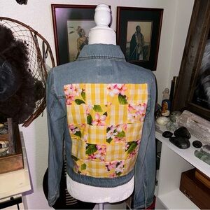 Hawaiian Quilt Jean Jacket